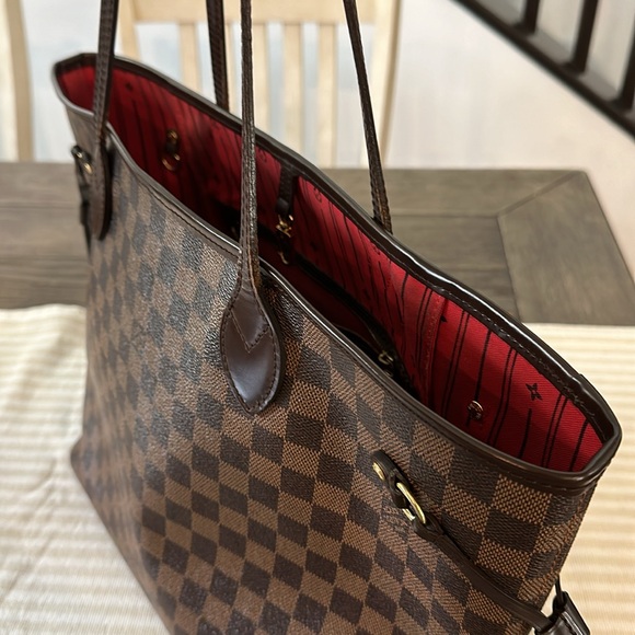 Authentic LV Damier Ebene Neverfull MM - Picture 5 of 8
